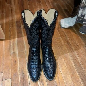 Mens Lucchese Alligator Boots